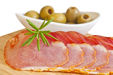 Image showing ham of Spain Lomo