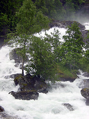 Image showing Geiranger waterfall