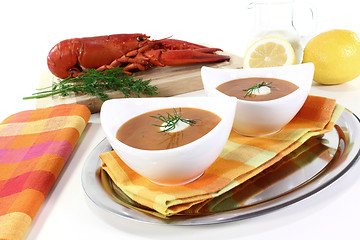 Image showing lobster bisque