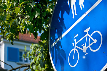 Image showing traffic sign bicycle
