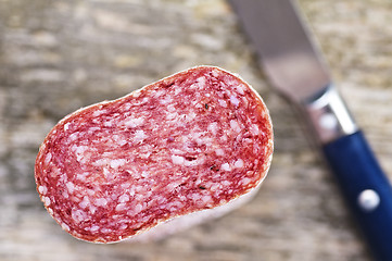 Image showing salami of Italy