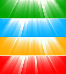 Image showing Vector colorful banners