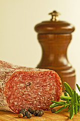 Image showing salami of Italy