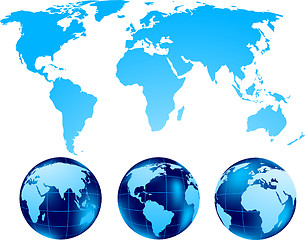 Image showing Set of globe