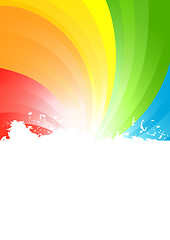 Image showing Vector colorful background