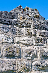 Image showing old medieval wall