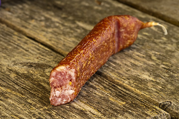 Image showing smoked sausage of the Black Forest