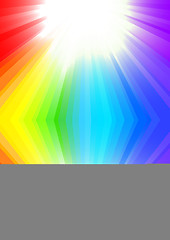Image showing Vector background in rainbow color