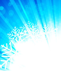 Image showing Bright winter background