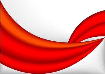 Image showing Vector abstract red background