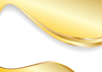 Image showing vector gold background