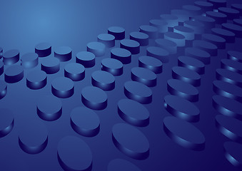 Image showing Vector background with blue background