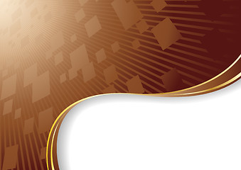 Image showing Vector chocolate background