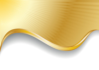 Image showing Vector gold background