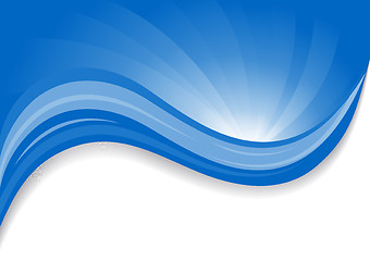 Image showing Vector blue background