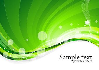 Image showing Vector green background