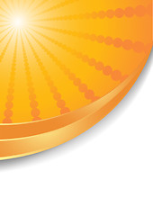 Image showing Abstract orange background