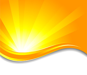 Image showing Vector sunny background