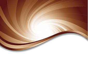 Image showing Vector chocolate background