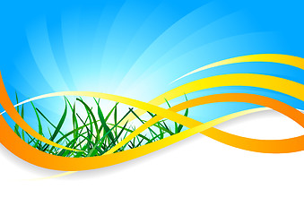 Image showing Vector spring background