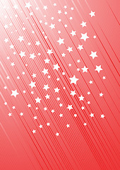 Image showing Vector abstract red background