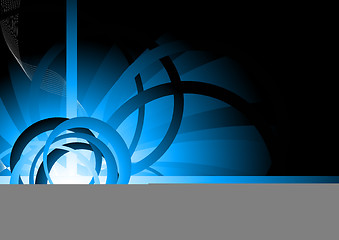 Image showing Vector background with circle