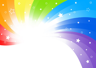 Image showing Vector abstract background in bright color