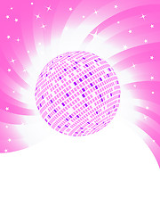 Image showing Vector pink background