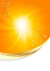 Image showing Vector sunny background