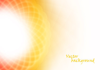 Image showing Bright orange background. Vector illustration