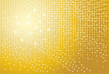 Image showing Vector gold background