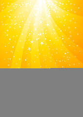 Image showing Vector abstract background with star