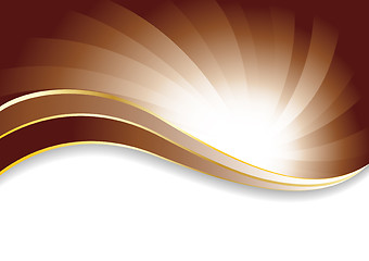 Image showing Vector chocolate background