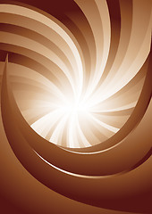 Image showing Vector background in brown color