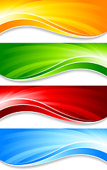 Image showing Vector collection of banners