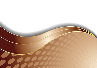 Image showing Vector chocolate background