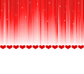 Image showing Vector valentine card