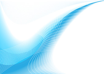 Image showing Vector blue background