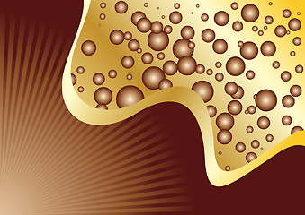 Image showing Vector chocolate background