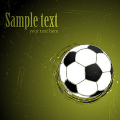 Image showing Background with soccer