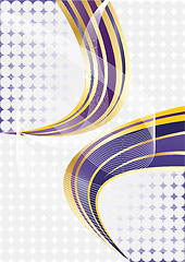 Image showing Vector violet abstract background