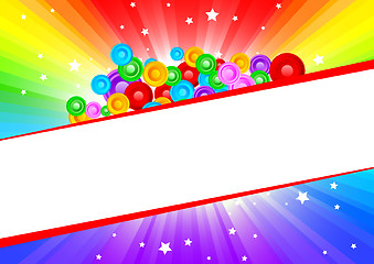 Image showing Vector colorful background