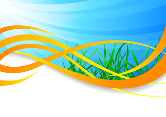 Image showing Vector spring background