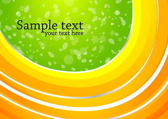 Image showing Vector abstract bright colorful background