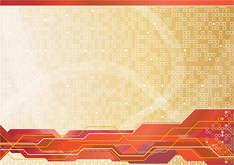 Image showing Vector abstract hi-tech template