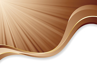 Image showing Vector chocolate background