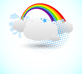 Image showing Rainbow design