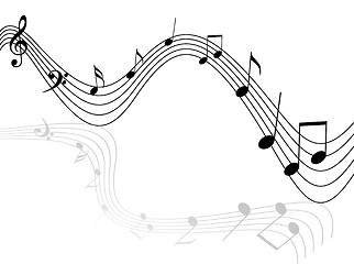 Image showing Vector note