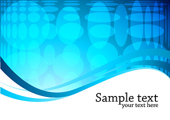 Image showing Vector blue background