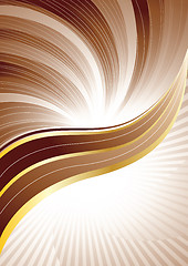 Image showing Vector brown background